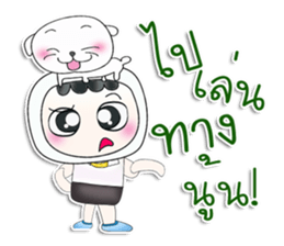 My name is Yochi.^^ love dog. sticker #13593823