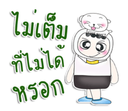 My name is Yochi.^^ love dog. sticker #13593828