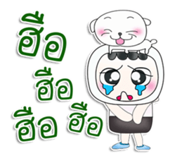 My name is Yochi.^^ love dog. sticker #13593830