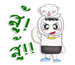 My name is Yochi.^^ love dog. sticker #13593832