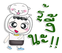 My name is Yochi.^^ love dog. sticker #13593835