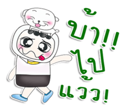 My name is Yochi.^^ love dog. sticker #13593841