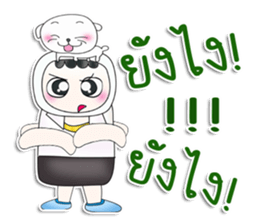 My name is Yochi.^^ love dog. sticker #13593843