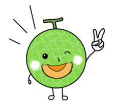 Move! Funny and cute fruit's us! sticker #13593894