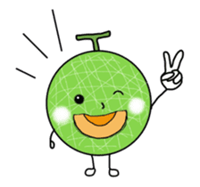 Move! Funny and cute fruit's us! sticker #13593894