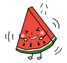 Move! Funny and cute fruit's us! sticker #13593904
