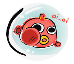 GO GO GOLDFISH sticker #13594919