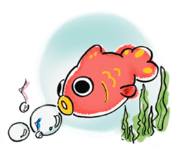 GO GO GOLDFISH sticker #13594920