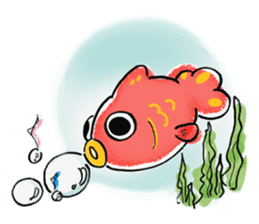 GO GO GOLDFISH sticker #13594920