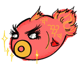 GO GO GOLDFISH sticker #13594936