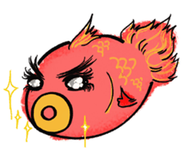 GO GO GOLDFISH sticker #13594936