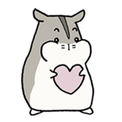 "ojaga" of Djungarian hamster sticker #13595832