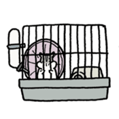 "ojaga" of Djungarian hamster sticker #13595835