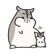 "ojaga" of Djungarian hamster sticker #13595855