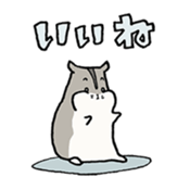 "ojaga" of Djungarian hamster sticker #13595859