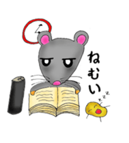 Rattata in daigaku sticker #13596380