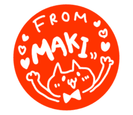 Maki dedicated sticker sticker #13596507