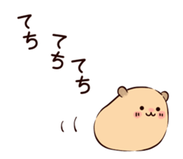 Very soft hamster -golden hamster- sticker #13596566