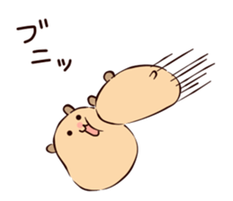 Very soft hamster -golden hamster- sticker #13596575