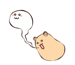 Very soft hamster -golden hamster- sticker #13596581