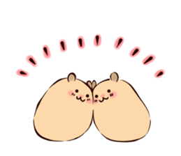 Very soft hamster -golden hamster- sticker #13596582