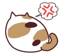 Nya- of a double chin sticker #13596624