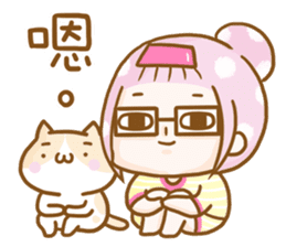 Cat lover's diary-Emily&Pocky sticker #13596867