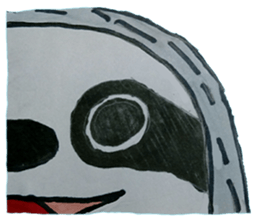 Capybara and seals and sloth sticker #13597366