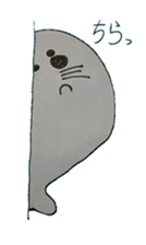 Capybara and seals and sloth sticker #13597389