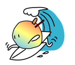 Shave Ice,Rainbow-kun sticker #13598167