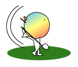 Shave Ice,Rainbow-kun sticker #13598181