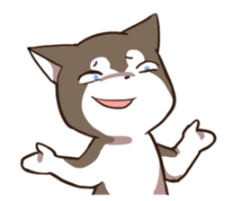 Husky HAHA Face Time sticker #13598737