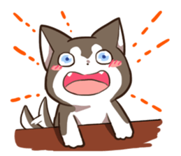 Husky HAHA Face Time sticker #13598739