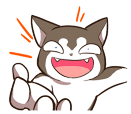 Husky HAHA Face Time sticker #13598742