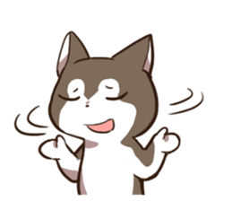 Husky HAHA Face Time sticker #13598744