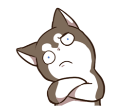 Husky HAHA Face Time sticker #13598746