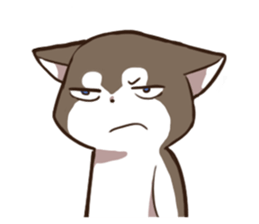 Husky HAHA Face Time sticker #13598747