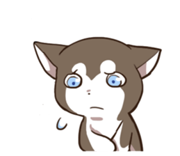 Husky HAHA Face Time sticker #13598751