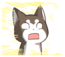 Husky HAHA Face Time sticker #13598758