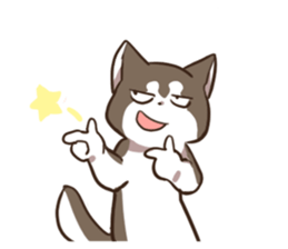 Husky HAHA Face Time sticker #13598763