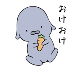 Prue of the rabbit sticker #13598779