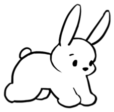 A lot of rabbit 2 sticker #13599265