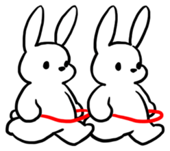 A lot of rabbit 2 sticker #13599285