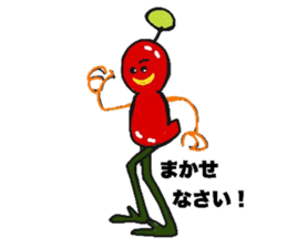 Tomato and Bird sticker #13599454