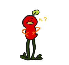 Tomato and Bird sticker #13599455