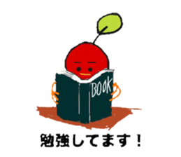 Tomato and Bird sticker #13599472