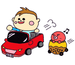 ku-chan man sticker #13599868