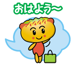 mini hot dog boy sticker #13600351