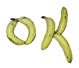 He is banana. sticker #13601448