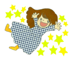 lovely happy girl Emma sticker #13602388